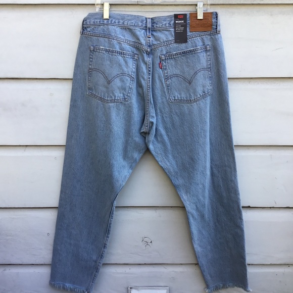 New Levi’s Premium Wedgie High Rise tapered jeans - Picture 5 of 8